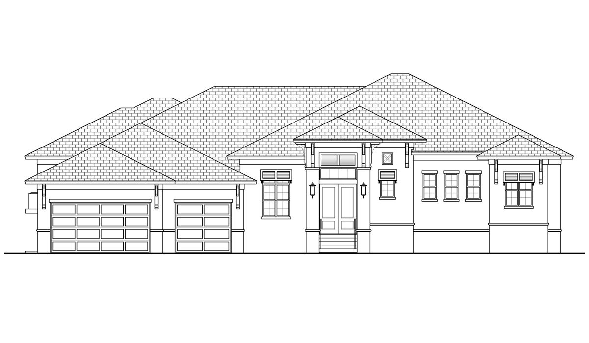 Oyster Bay Front Elevation
