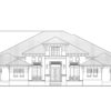 Cape Sabal Front Elevation