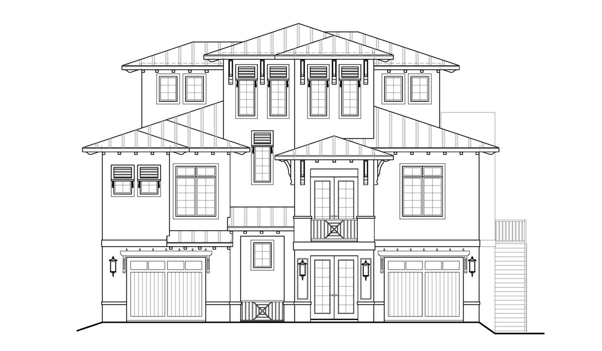Cocoa Beach Front Elevation