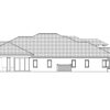 Excalibur Houseplan Left Elevation