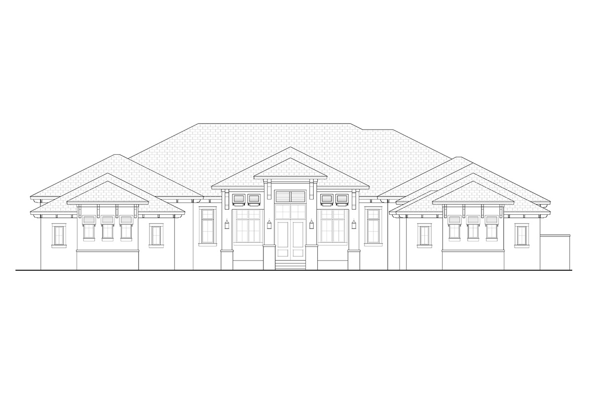 Lakeside Front Elevation