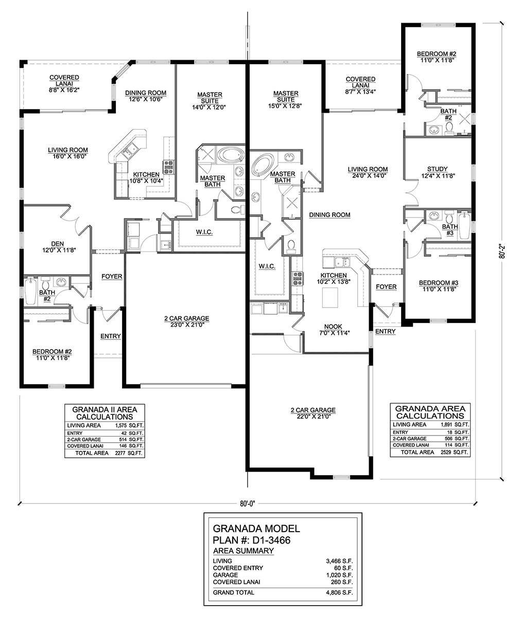 Granada-duplex Floor Plan